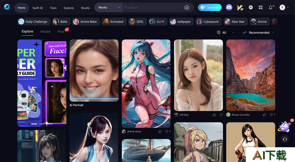 SeaArt.Ai(图1) Free-AI-Art-Generator---SeaArt-AI---www.seaart.me.jpg