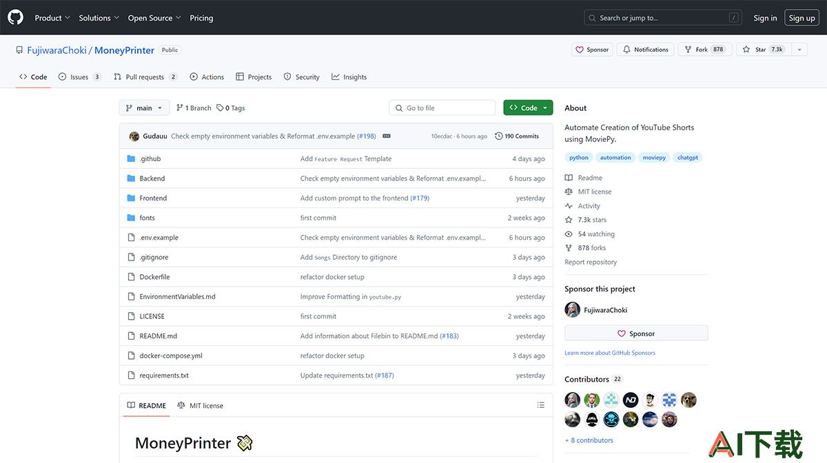 MoneyPrinter(图1) MoneyPrinter_-Automate-Creation-of-YouTube-Sh_---github.jpg