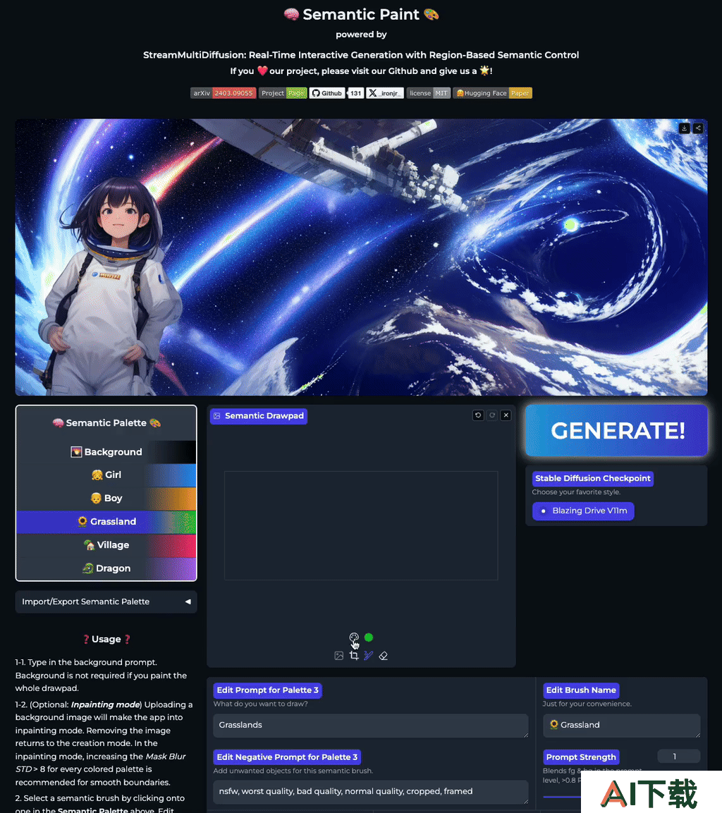 StreamMultiDiffusion StreamMultiDiffusion