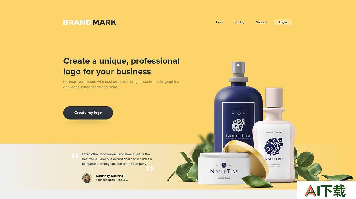 Brandmark Logo Maker(图1) Brandmark-Logo-Maker---the-most-advanced-AI-logo-design-tool---brandmark.jpg