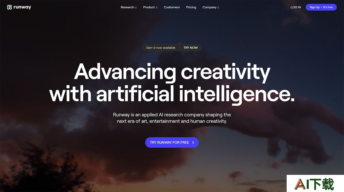 Runway(图1) Runway---Advancing-creativity-with-artificial-intelligence.---runwayml.jpg